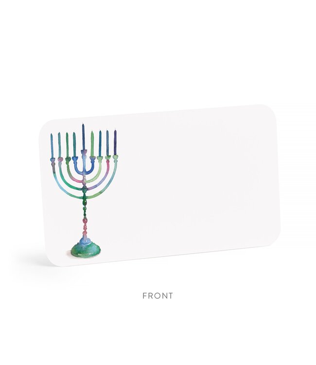 E. Francis Little Notes -  Menorah