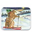 Bears Cross Country Skiing Serving Tray