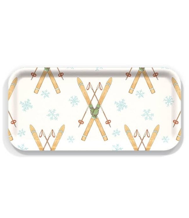 Retro Vintage Skis - Serving Tray