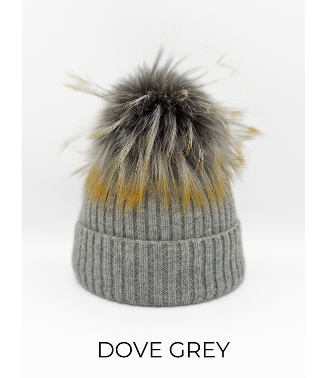 Linda Richards Angora Pom Pom Hat