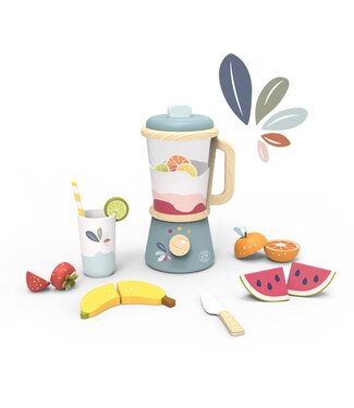 Multicolor Wooden Toy Blender