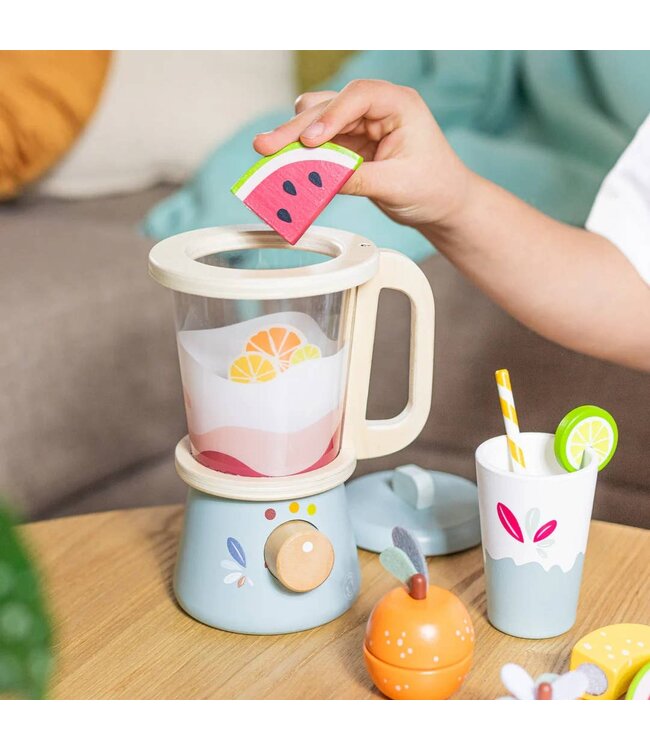 Multicolor Wooden Toy Blender