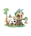 Wooden Tree House the Big Family