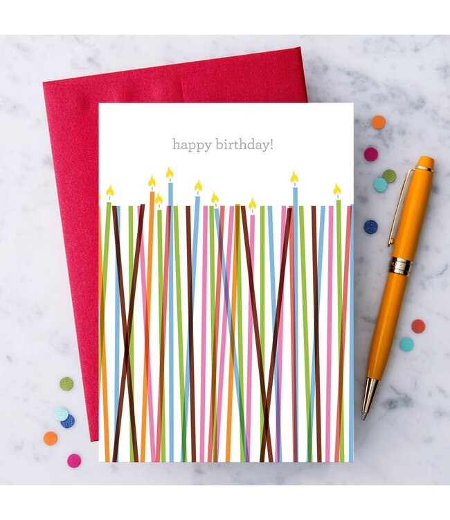 Happy Birthday Candles Card