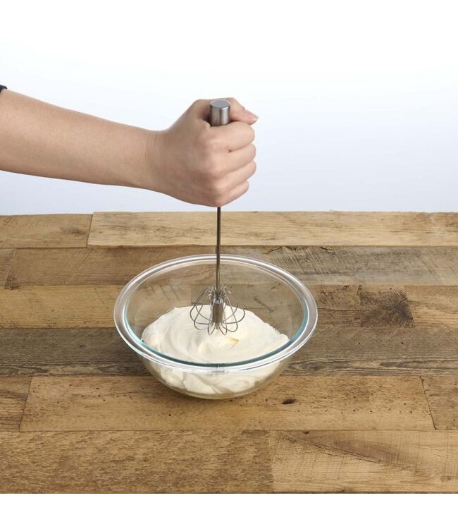 HIC Harold Import Company Mrs. Anderson's Baking Stainless Steel Rotary Whisk Blender