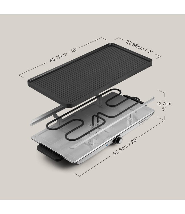 Swissmar Geneva 8-Person Non-Stick Raclette Grill