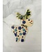 Vena Flat Reindeer Ornament