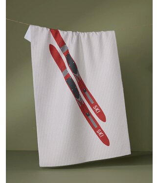 Geometry Tea Towels - Snowcap