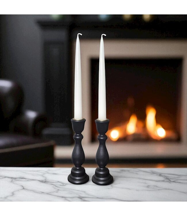 7" Black Candlestick