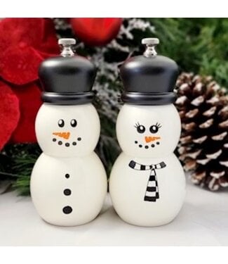 Snowmen Salt and Pepper Mills - Set