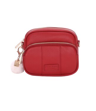 Pom Pom London The Original Mini Bag - Crimson Red