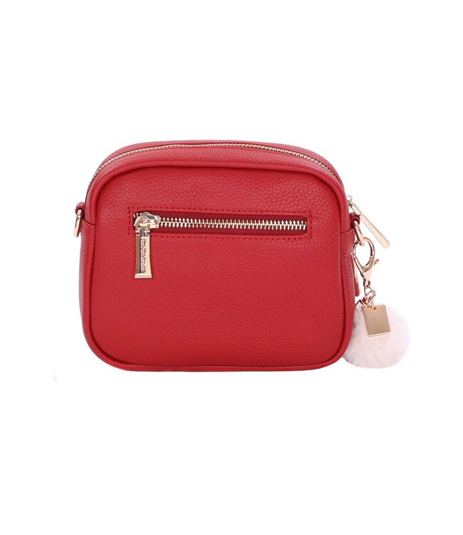 Pom Pom London The Original Mini Bag - Crimson Red