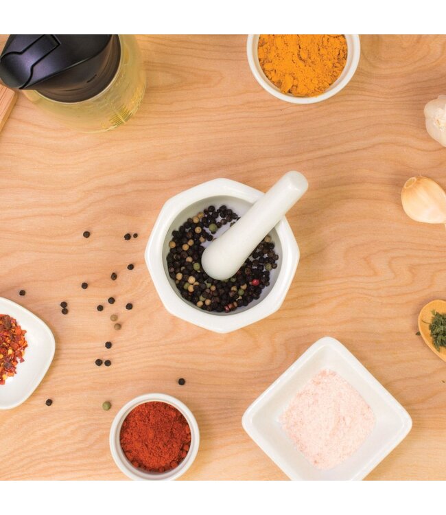 HIC Harold Import Company Octagonal Mortar & Pestle