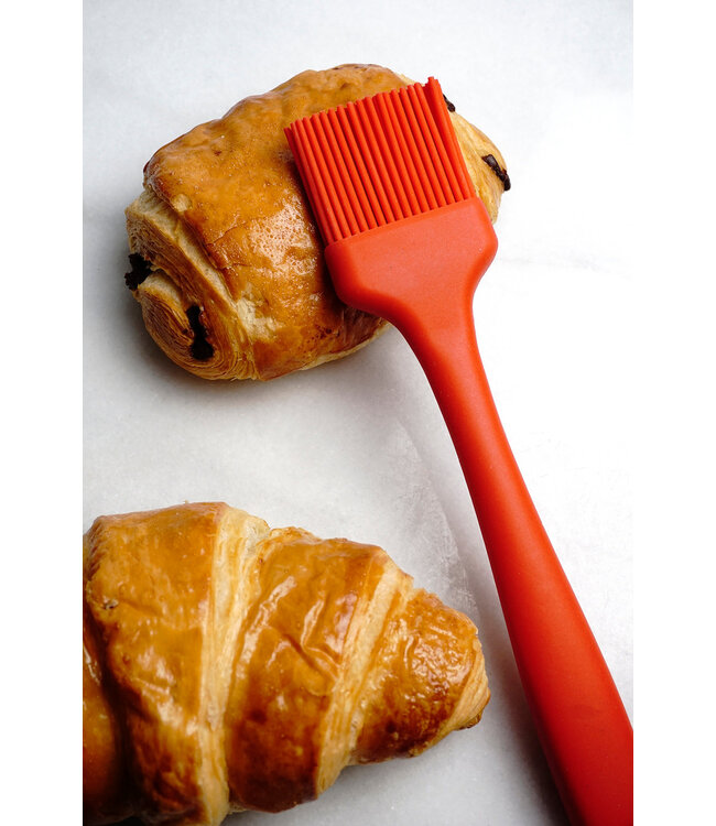 RSVP Ela's Silicone Basting Brush - Red