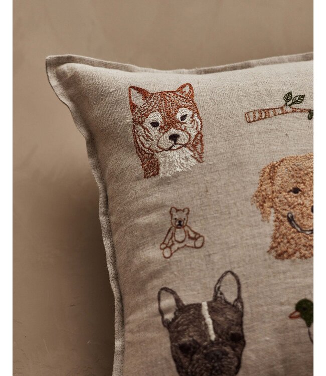 Coral & Tusk Pillow - Charming Canine
