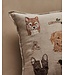 Coral & Tusk Pillow - Charming Canine