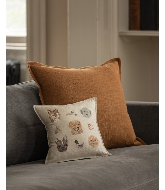Coral & Tusk Pillow - Charming Canine