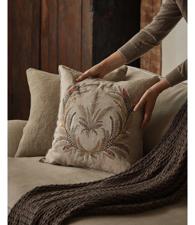 Coral & Tusk Pillow - Wheat Harvest