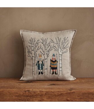 Coral & Tusk Pillow - Aspen Skiers