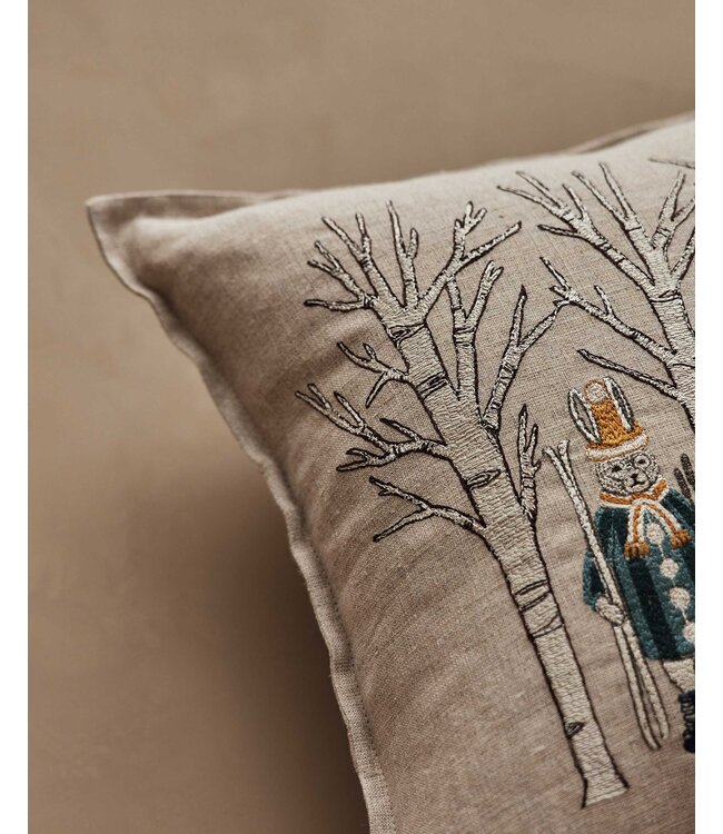 Coral & Tusk Pillow - Aspen Skiers