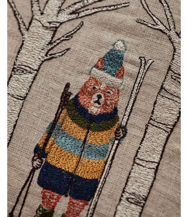 Coral & Tusk Pillow - Aspen Skiers