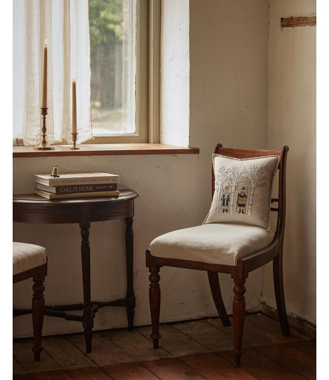 Coral & Tusk Pillow - Aspen Skiers