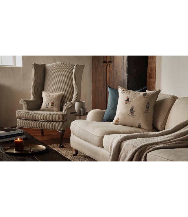 Coral & Tusk Pillow - Aspen Skiers