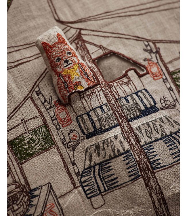 Coral & Tusk Pillow - Camper Fox