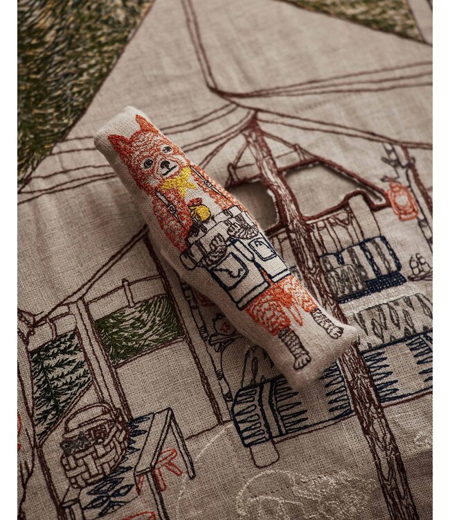 Coral & Tusk Pillow - Camper Fox