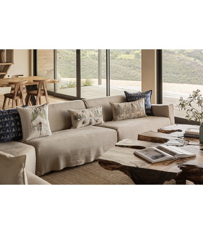 Coral & Tusk Pillow - Camper Fox