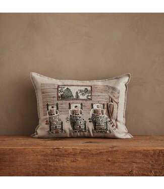 Coral & Tusk Pocket Pillow - Three Little Bears
