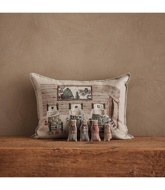Coral & Tusk Pocket Pillow - Three Little Bears