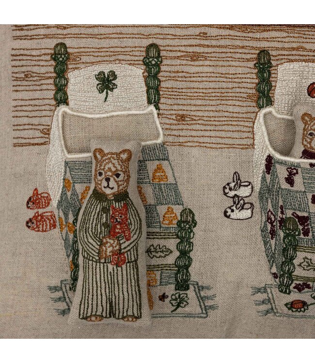 Coral & Tusk Pocket Pillow - Three Little Bears