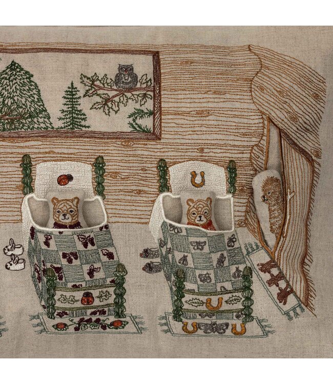 Coral & Tusk Pocket Pillow - Three Little Bears