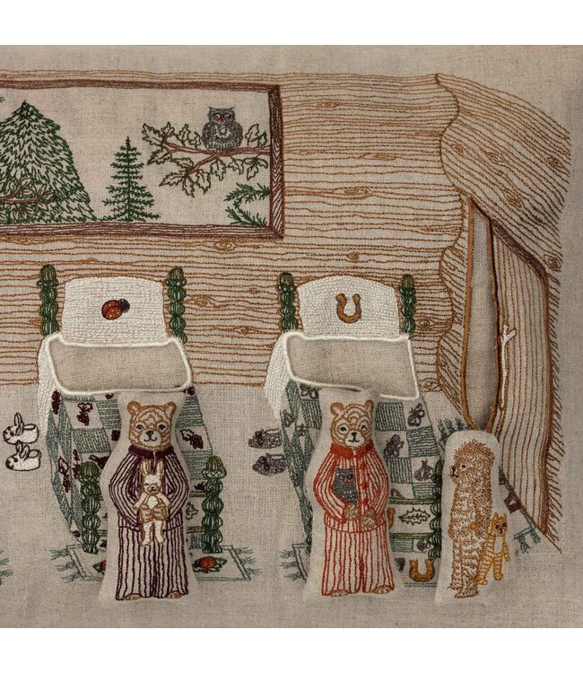 Coral & Tusk Pocket Pillow - Three Little Bears