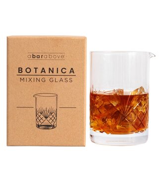 Craft Cocktail Mixing Glass, Botanica Print