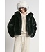 Common Knit Sacha Fur Jacket - Black