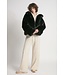 Common Knit Sacha Fur Jacket - Black