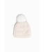 Common Knit Little Hearts Fair Isle Pom Hat - Blush