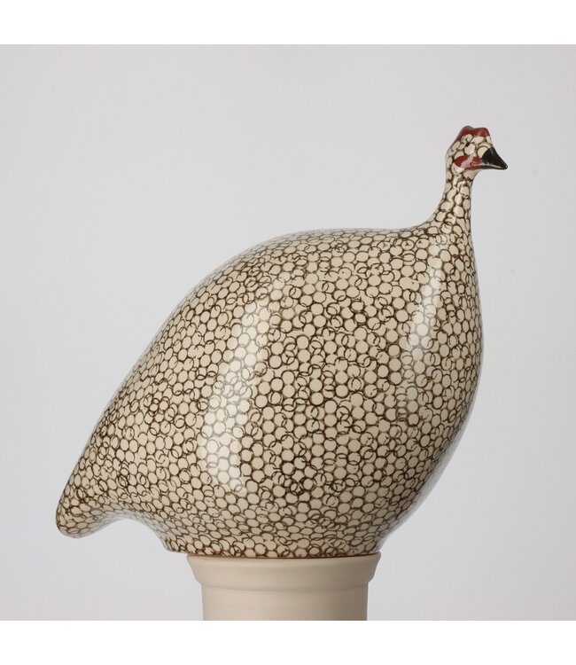 Les Ceramiques De Lussan Speckled Guinea Fowl - Large