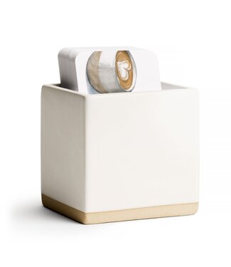 E. Francis Little Notes Ceramic Holder - White