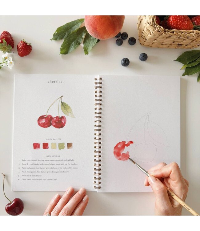 Fruit Watercolor Workbook