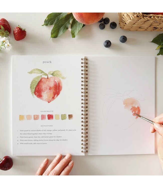 Fruit Watercolor Workbook