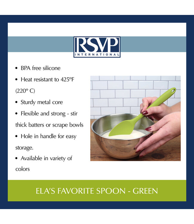 RSVP Ela's Spoon - Green