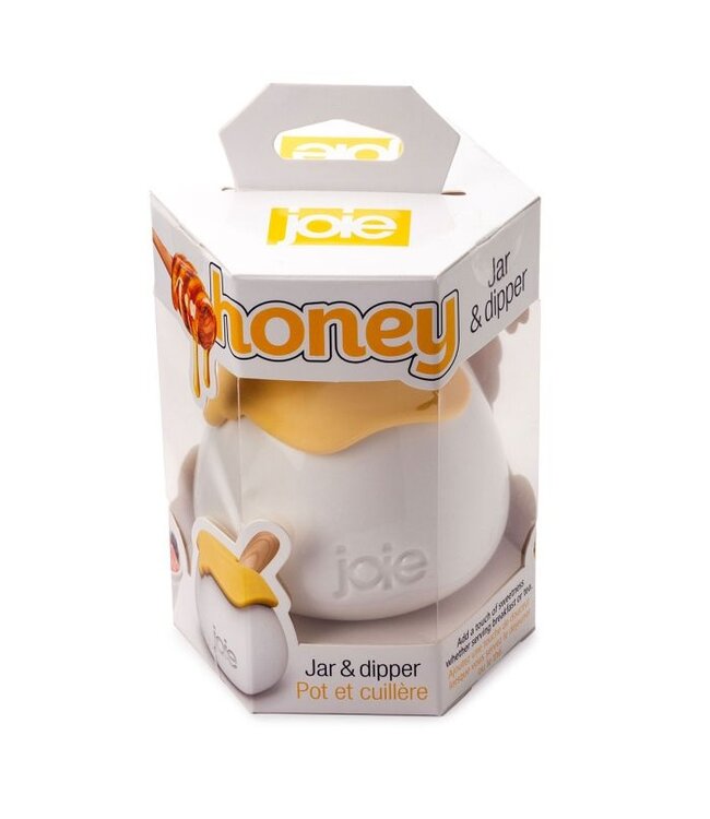 HIC Harold Import Company Joie Honey Jar With Dipper And Drip Tray