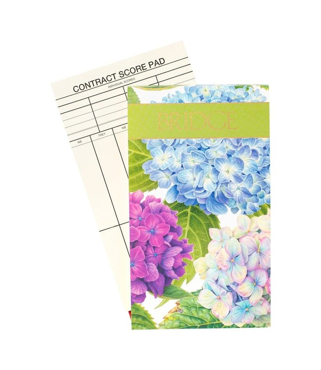 Hydrangea Garden Bridge Score Pad