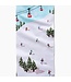 Geometry Bar Towel - Winter Skiing Trip