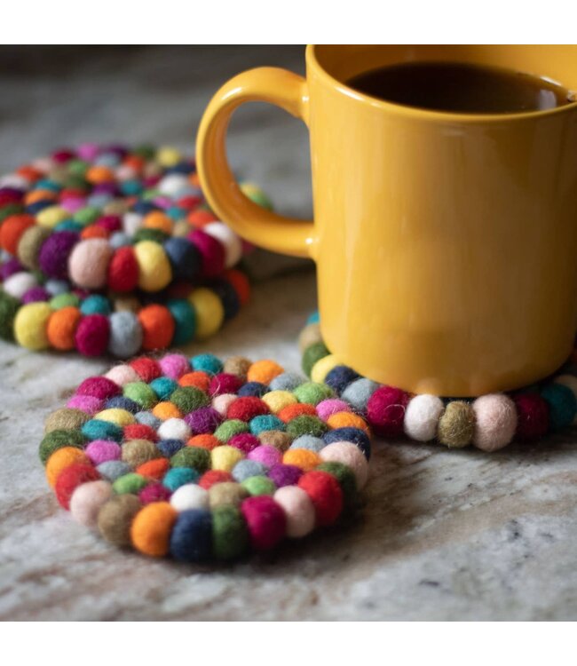 Boho Eco Coasters - Set of 4