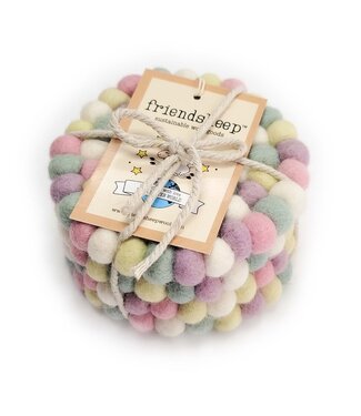 Cotton Candy Eco Coasters - Set of 4