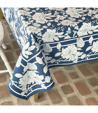 Mahogany June Bug Indigo Tablecloth